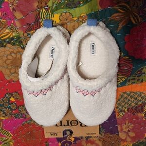 Børn Sherpa Slippers w/diamond patteen trim Sz Small/Med [6-7]